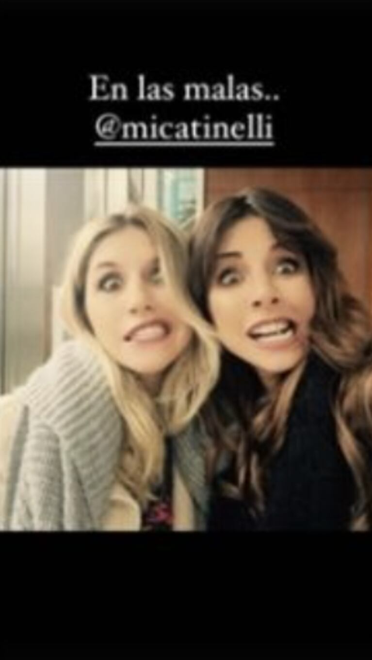 Cande Tinelli le dedicó a Mica divertidas fotos por sus 33 años: "La mejor hermana que una puede tener"