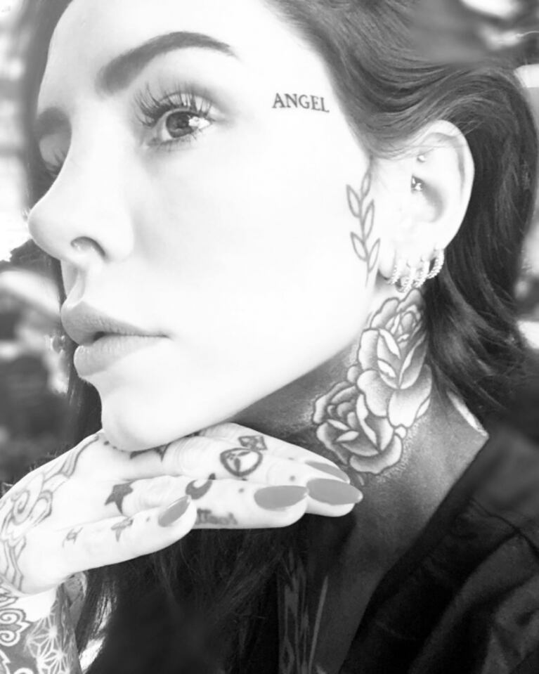 Cande Tinelli lució orgullosa su nuevo tatuaje ¡en la cara!: mirá las fotos