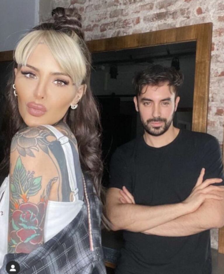 Cande Tinelli mostró su original cambio de look: "Cruella"