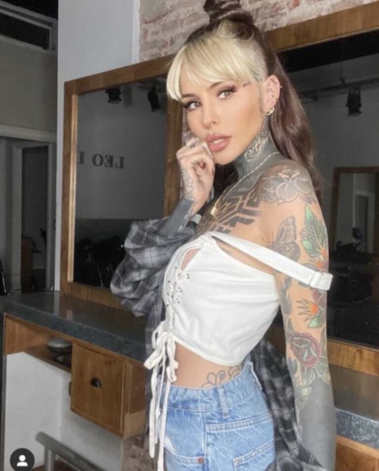 Cande Tinelli mostró su original cambio de look: "Cruella"