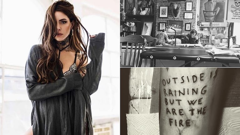 Cande Tinelli mostró su un nuevo tatuaje (Foto: Instagram)