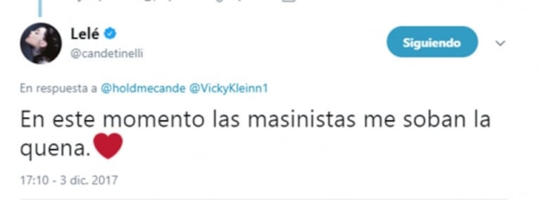 Cande Tinelli, picante con las fans de Franco Masini tras su sorpresiva ruptura... ¡y fuertes "me gusta" sobre el galán! 