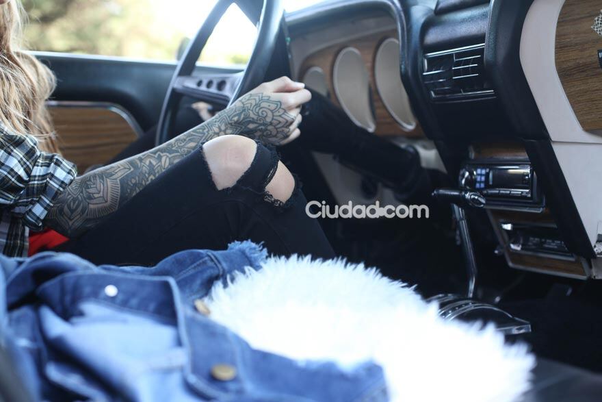 Cande Tinelli posó con las prendas de Madness Clothing, su marca. (Foto: Gentileza Madness)