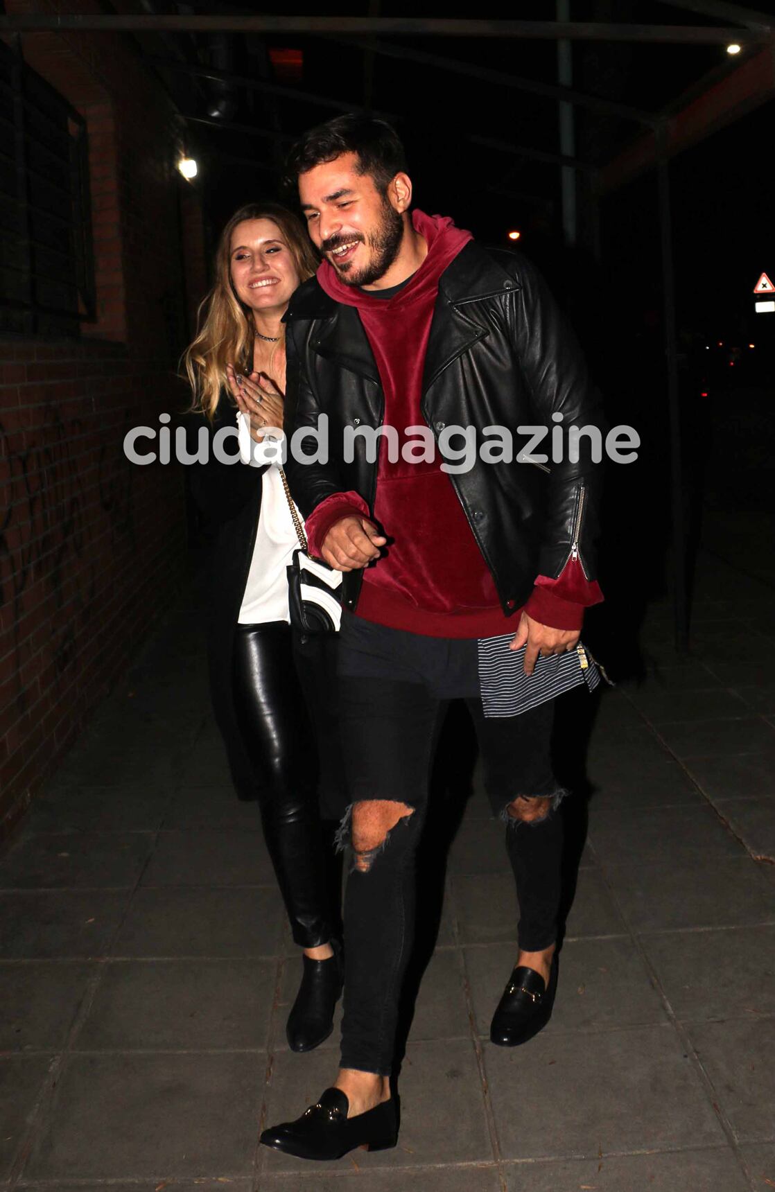 Cande Tinelli presentó su perfume junto a Franco, familia y amigos (Fotos: Movilpress).