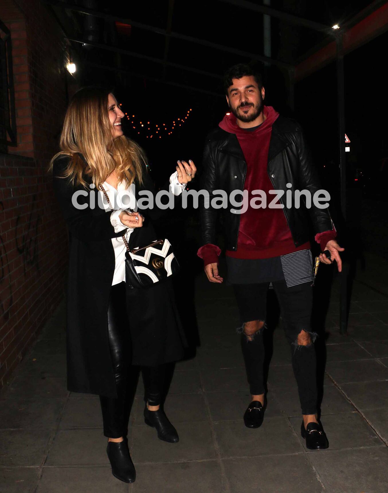 Cande Tinelli presentó su perfume junto a Franco, familia y amigos (Fotos: Movilpress).