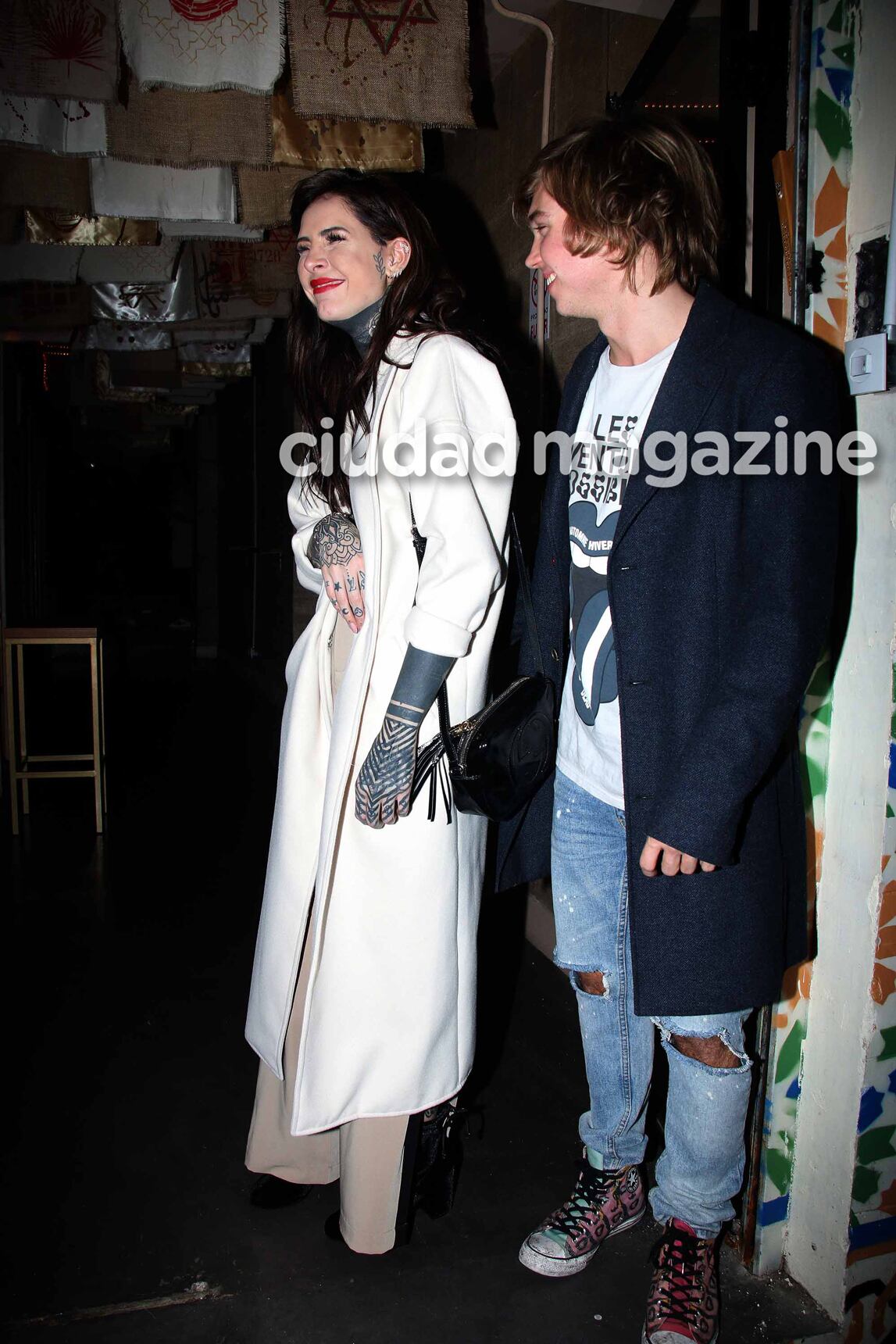 Cande Tinelli presentó su perfume junto a Franco, familia y amigos (Fotos: Movilpress).
