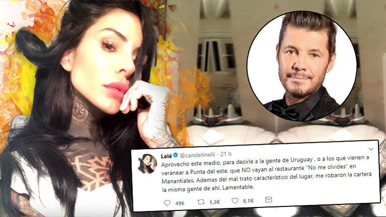 Cande Tinelli, víctima de un robo en Punta del Este: picantes mensajes en las redes y el apoyo de Marcelo