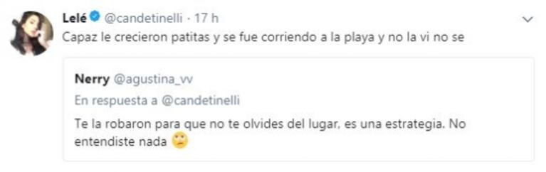 Cande Tinelli, víctima de un robo en Punta del Este: picantes mensajes en las redes y el apoyo de Marcelo