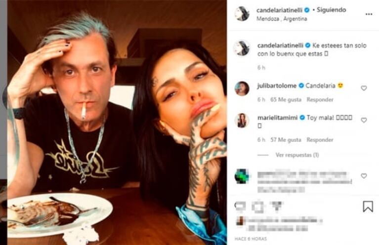 Cande Tinelli y Coti Sorokin blanquearon su noviazgo tras los rumores de romance: "Lo bueno que estás"