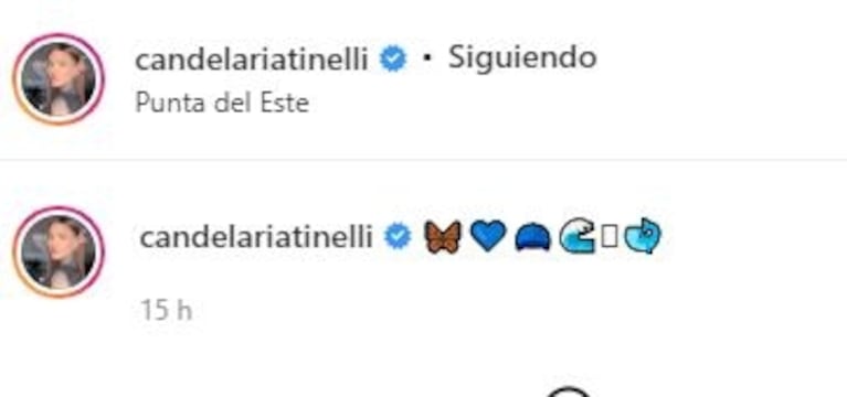 Cande Tinelli y Coti Sorokin compartieron las fotos más románticas desde Punta del Este