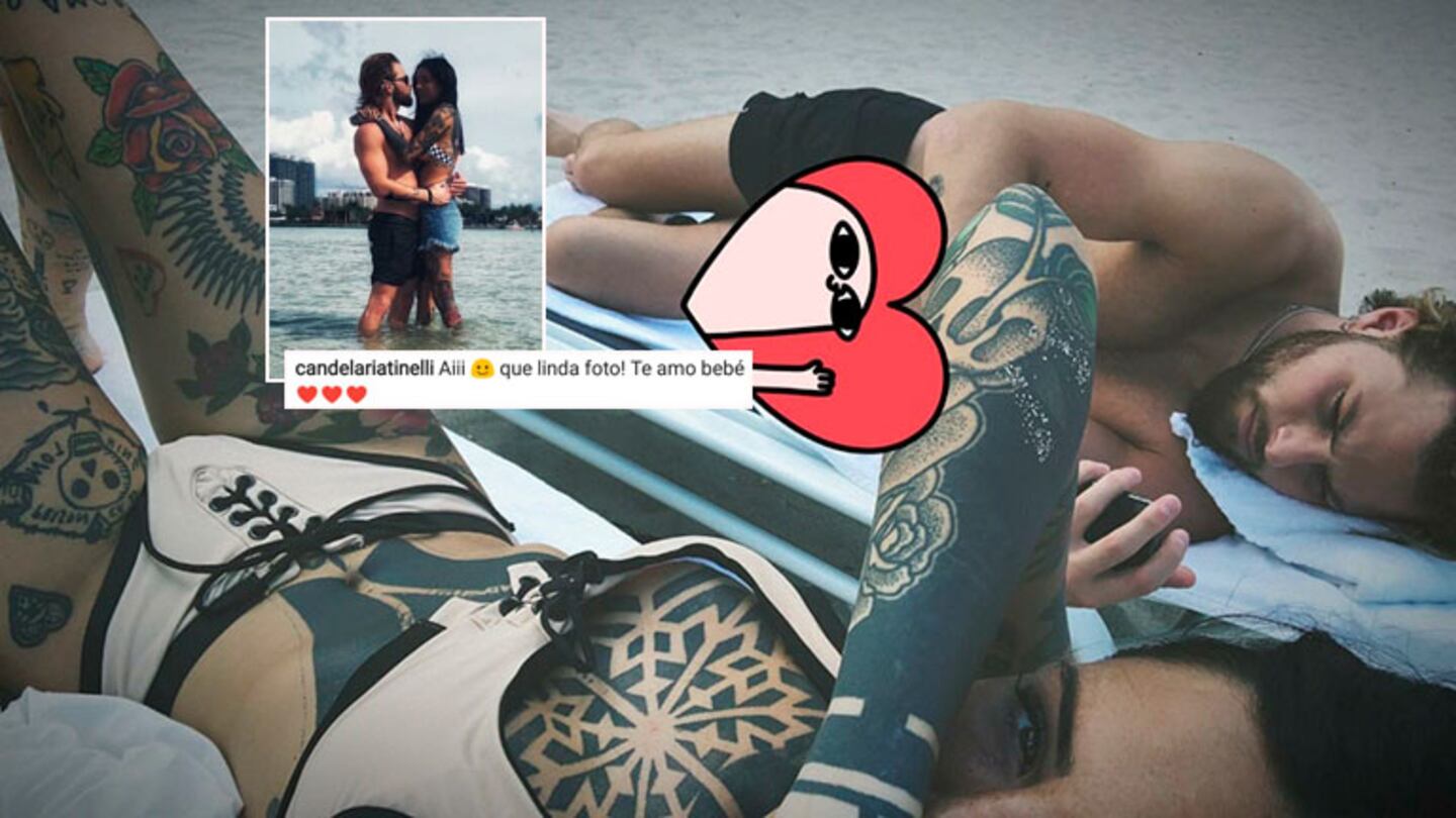 Cande Tinelli y Luca Bonomi, enamorados en el mar: Te amo, bebé