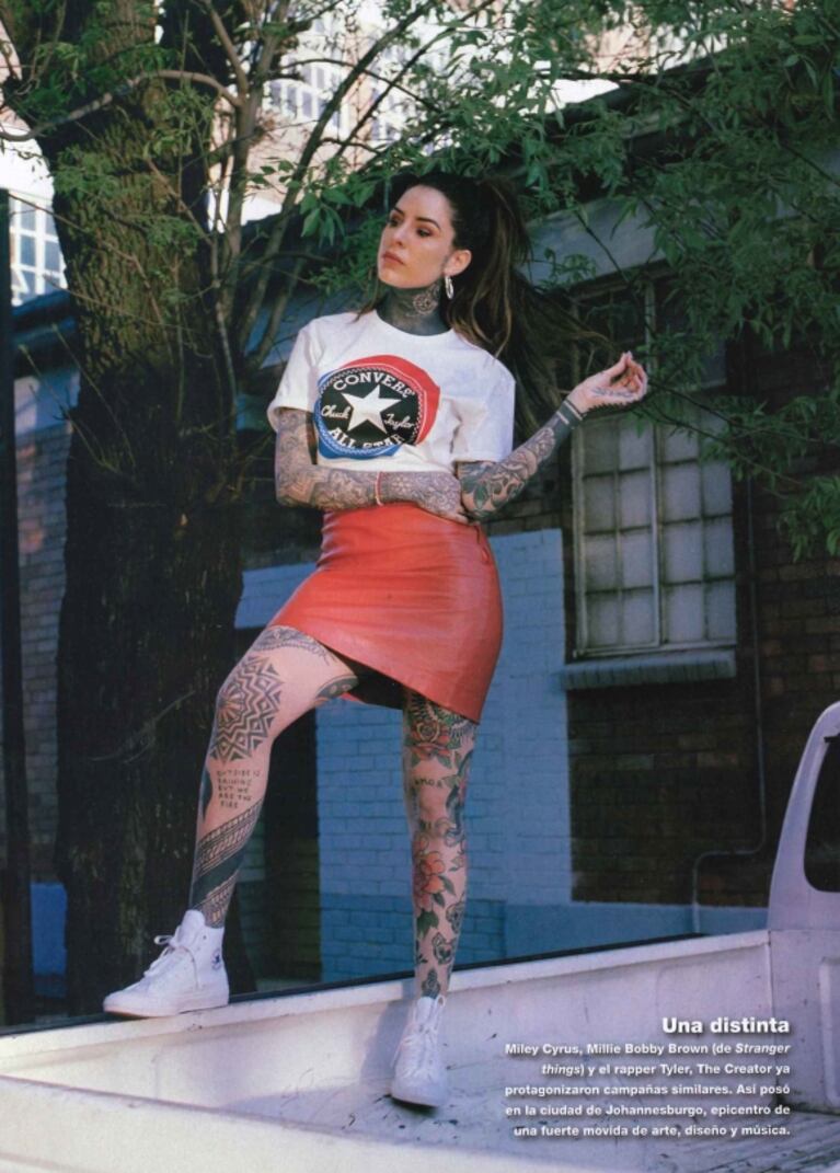 Cande Tinelli y su primera campaña internacional desde Sudáfrica: "No me gusta hacer lo mismo que todo el mundo"