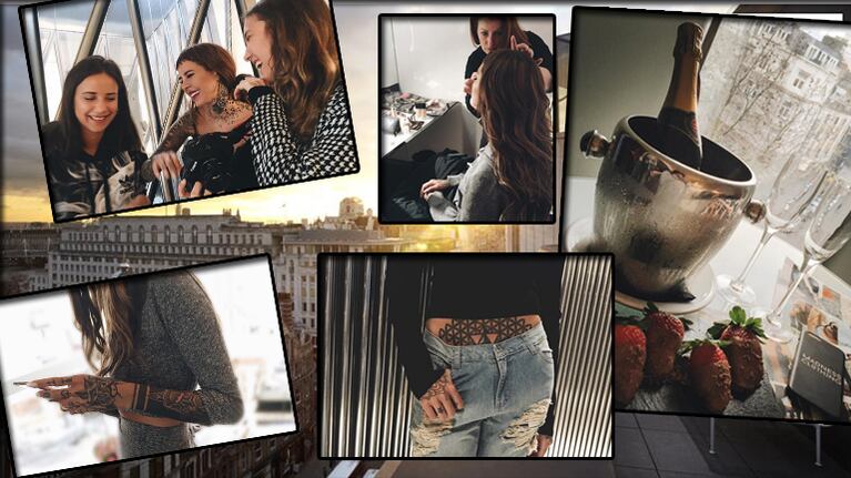 Cande Tinelli y su viaje a Londres: conocé el increíble hotel en el que se aloja y las primeras fotos