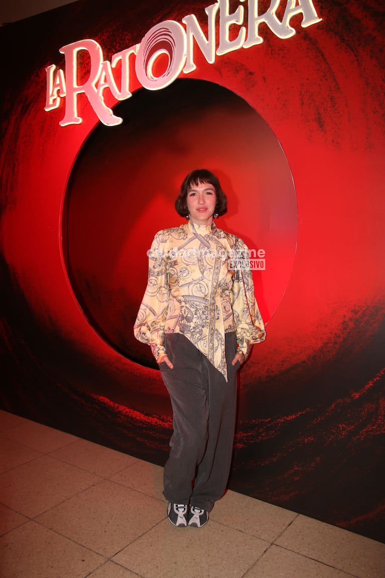 Cande Vetrano en el estreno de La Ratonera (Foto: Movilpress).