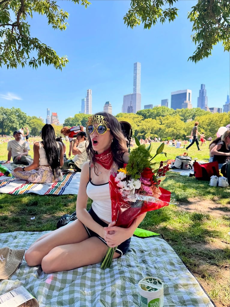 Cande Vetrano festejó su cumpleaños en Nueva York | Créditos: Instagram @candelivetrano