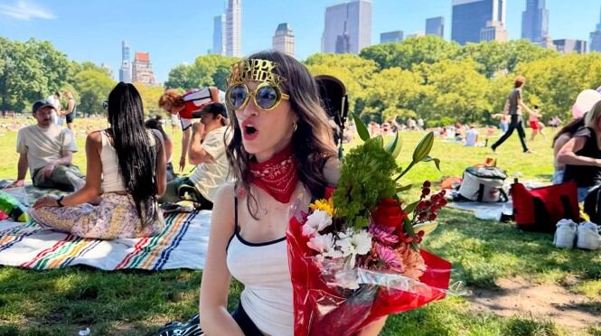 Cande Vetrano festejó su cumpleaños en Nueva York | Créditos: Instagram @candelivetrano