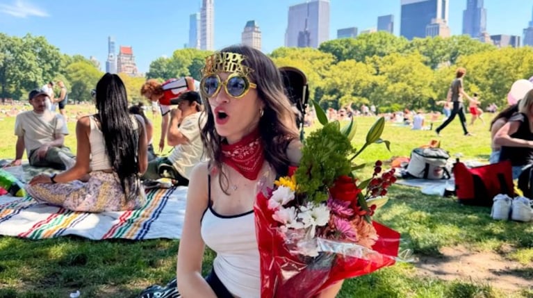 Cande Vetrano festejó su cumpleaños en Nueva York | Créditos: Instagram @candelivetrano