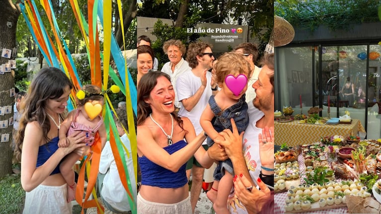 Cande Vetrano y Andrés Gil celebraron el primer año de su hijo Pino: las fotos y videos | Créditos: Instagram @candelivetrano