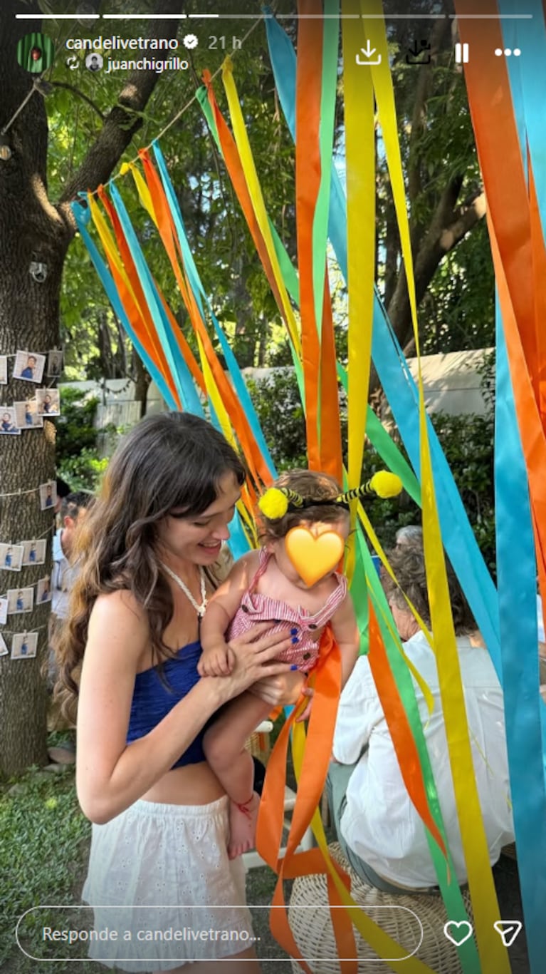 Cande Vetrano y Andrés Gil celebraron el primer año de su hijo Pino: las fotos y videos | Créditos: Instagram @candelivetrano