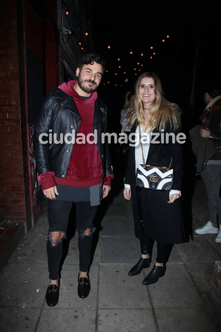 Cande y Franco Masini, enamorados: primera salida junto al clan Tinelli