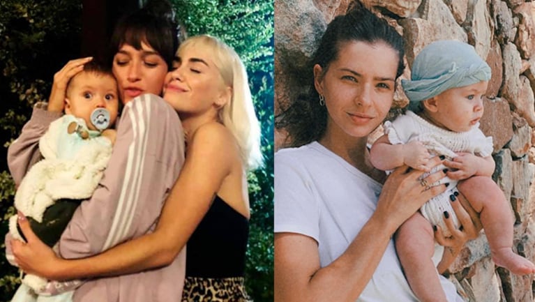 Cande y Lali se mostraron súper amorosas con Amancio.