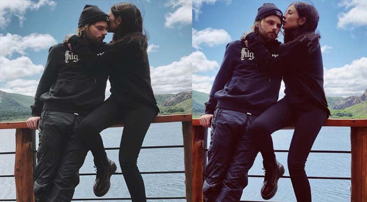 Cande y Luca viajaron al sur para celebrar su primer año de novios.