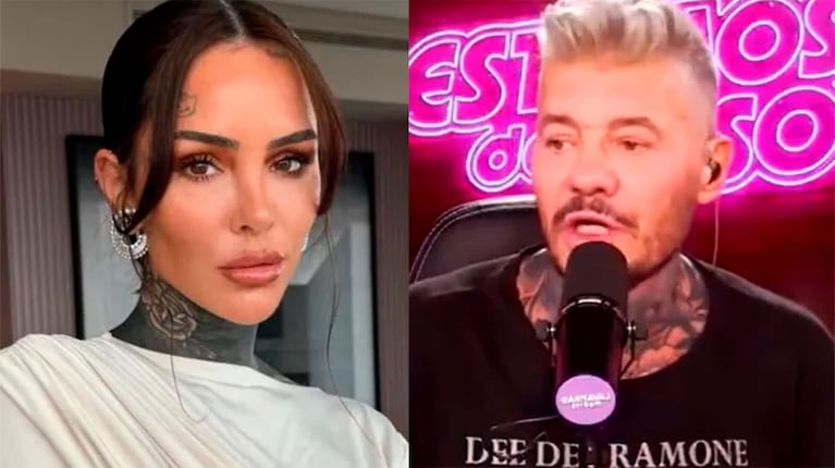 Cande y Marcelo Tinelli (Fotos: redes sociales y Carnaval Stream).