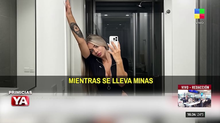 Candela Arizaga habló de Facundo Moyano (Foto: captura de América).
