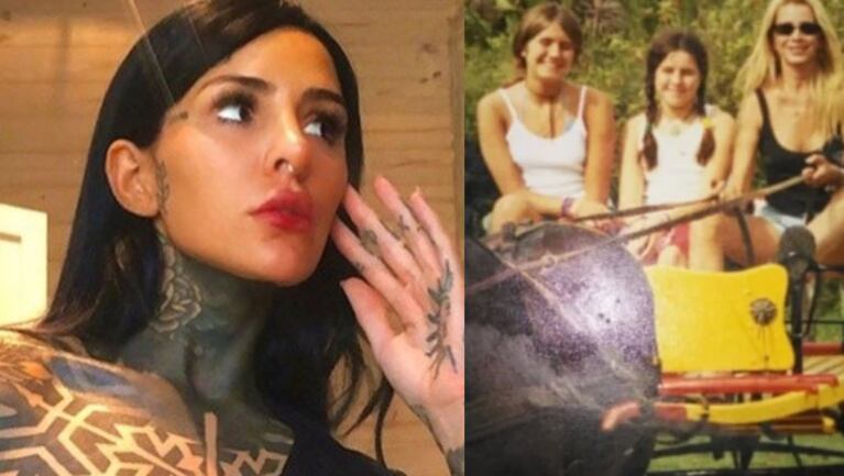 Candelaria se rió de las fotos que comparte su mamá de ella en Instagram.