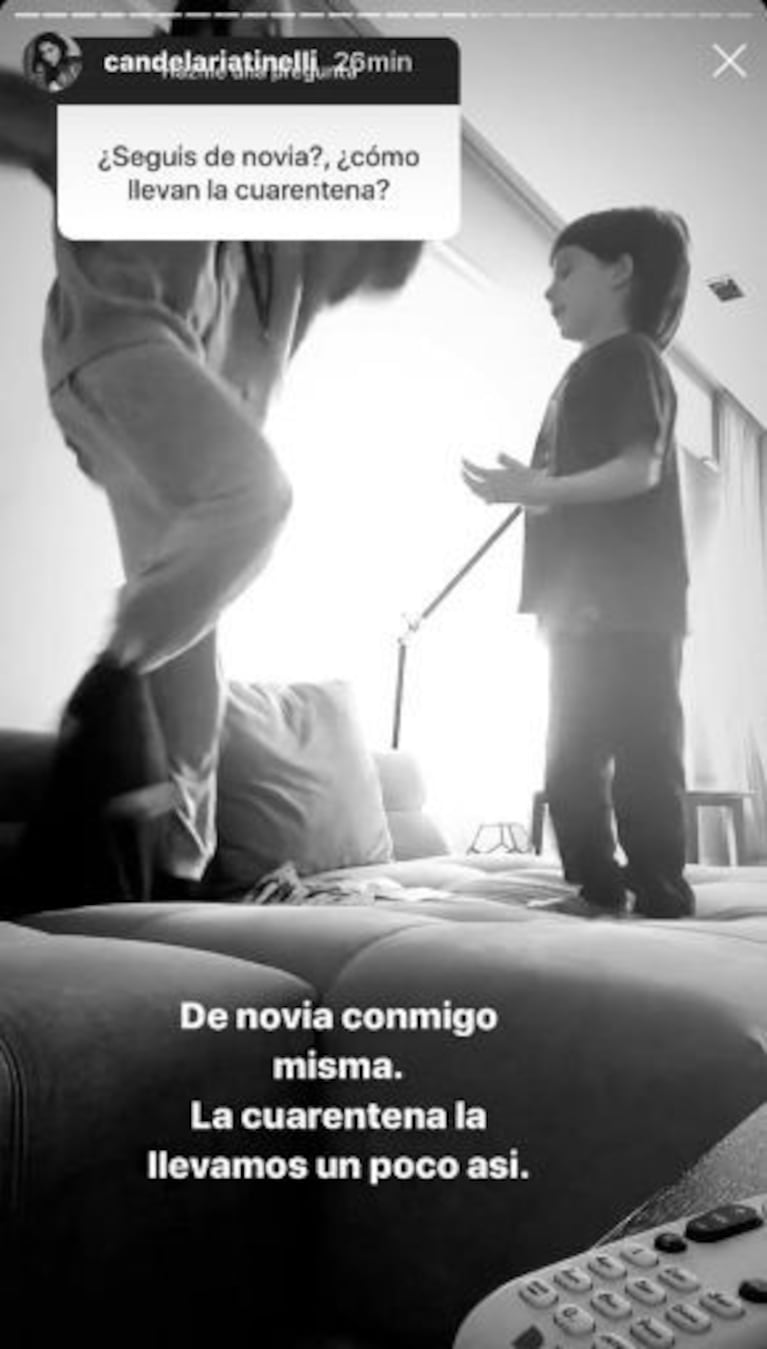 Candelaria Tinelli confirmó que se separó del futbolista Federico Giuliani: "De novia conmigo misma"
