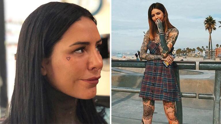 Candelaria Tinelli estrenó tatuaje en la cara: ¡mirá la foto!
