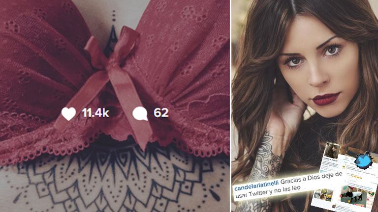 Candelaria Tinelli, nueva foto sexy y ¿se despide de Twitter? Foto: Instagram y Twitter.
