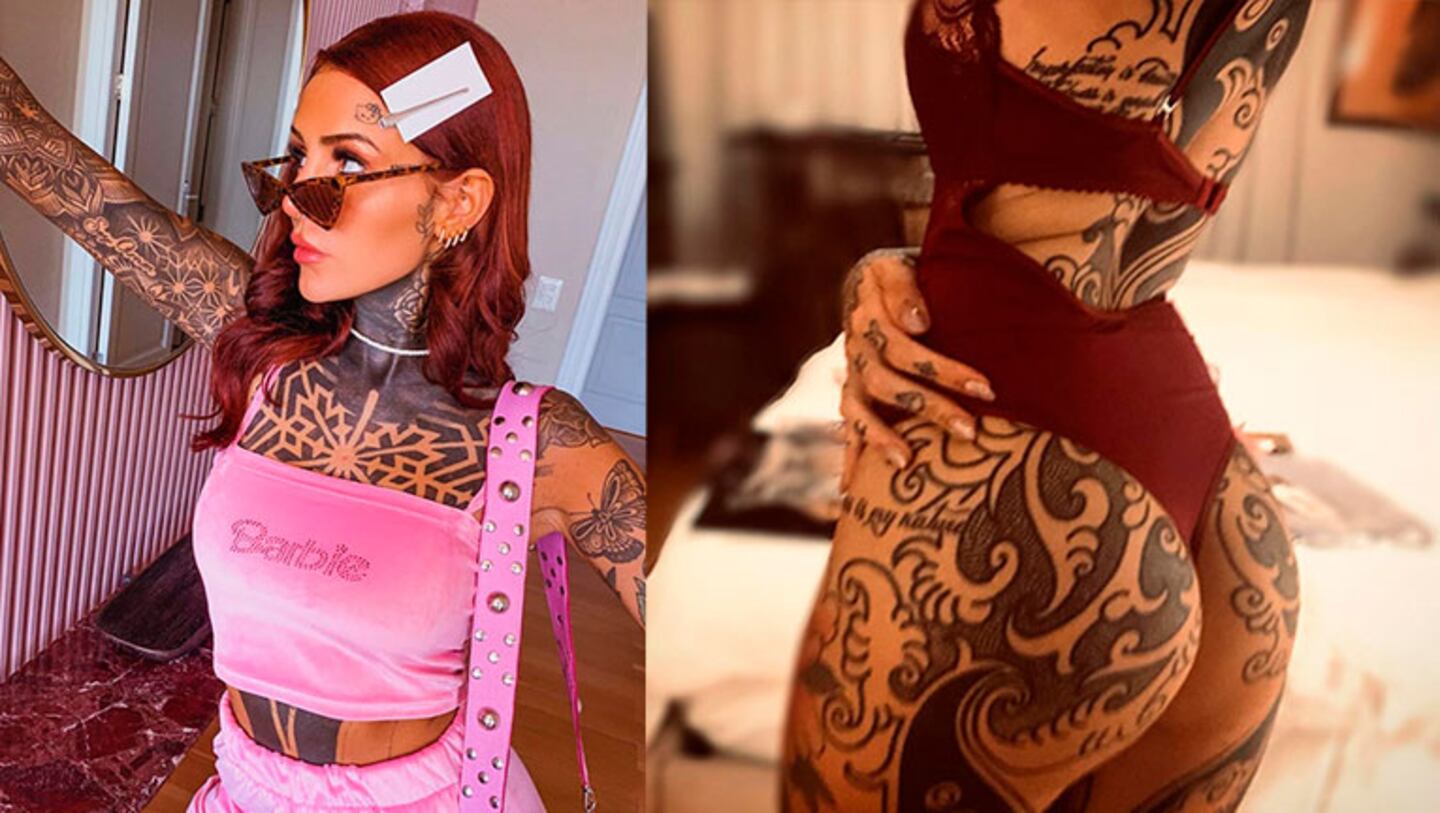 Candelaria Tinelli posteó una sensual foto de su cola tatuada, con profunda reflexión: Y volar muy, muy alto