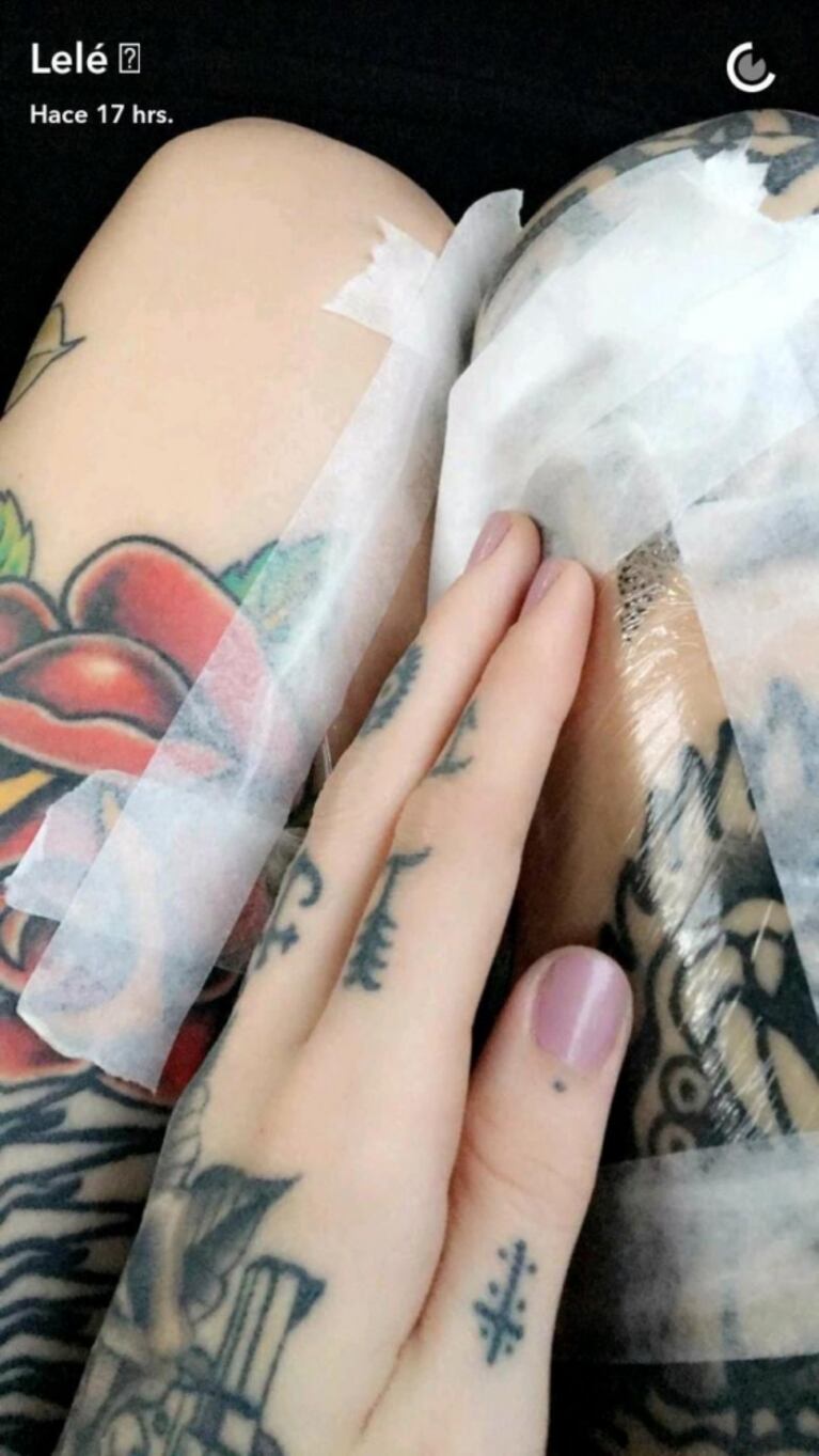 Candelaria Tinelli se sumó al fanatismo... ¡y se tatuó un Pokémon!