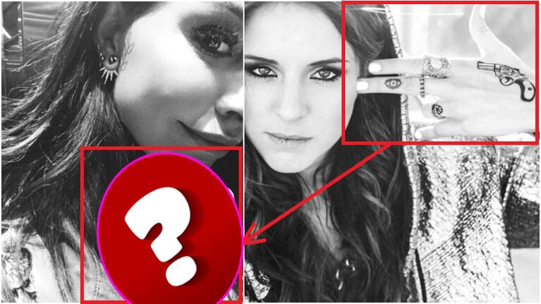 Candelaria Tinelli se tapó su famoso tatuaje del arma en su mano... ¡y mirá qué se hizo! (Fotos: Instagram y Web)