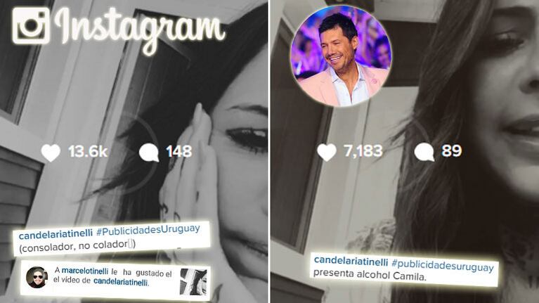 Candelaria  Tinelli, sus divertidas y muy pícaras "publicidades". (Foto: Instagram)