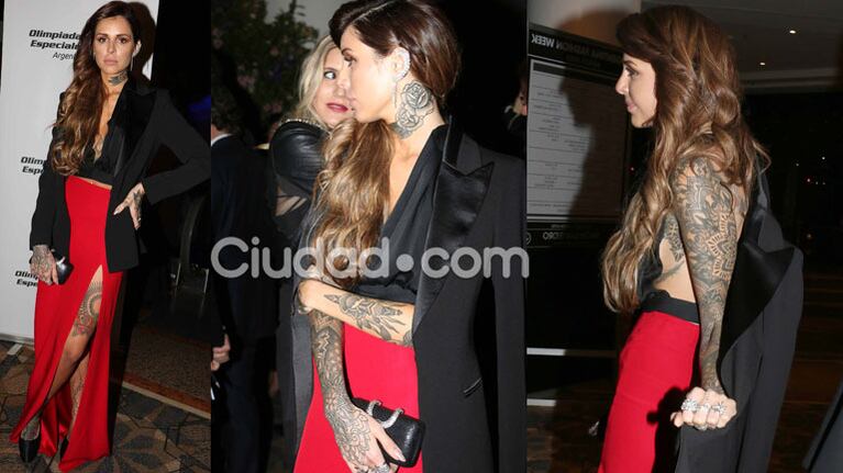 Candelaria Tinelli y un estilo bien personal para la gala (Fotos: Movilpress). 