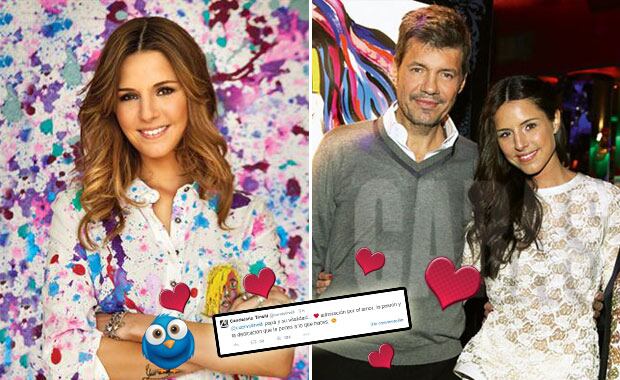 Candelaria Tinelli y un mensaje cargado de amor para su papá. (Foto: Web y Twitter)