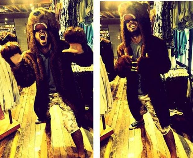 Candelaria Tinelli y una foto muy divertida de su novio, Nacho Viale (Fotos: Instagram). 