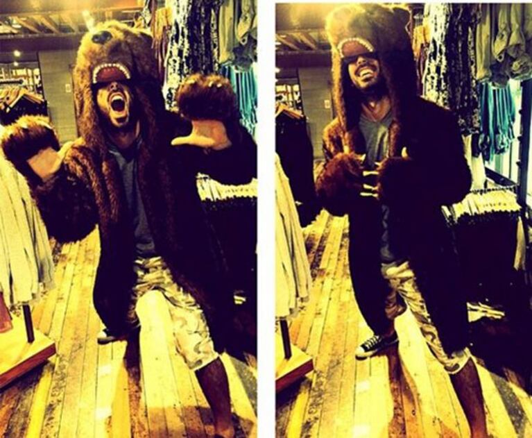 Candelaria Tinelli y una foto muy divertida de su novio, Nacho Viale (Fotos: Instagram). 
