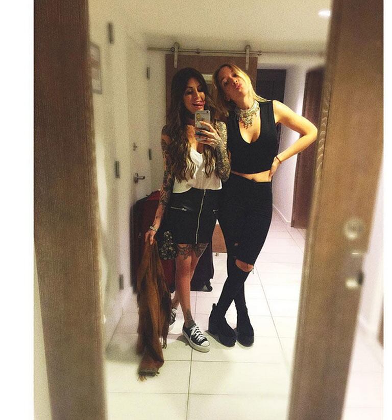 Candelaria y Micaela Tinelli, de relax en Miami (Fotos: Instagram). 