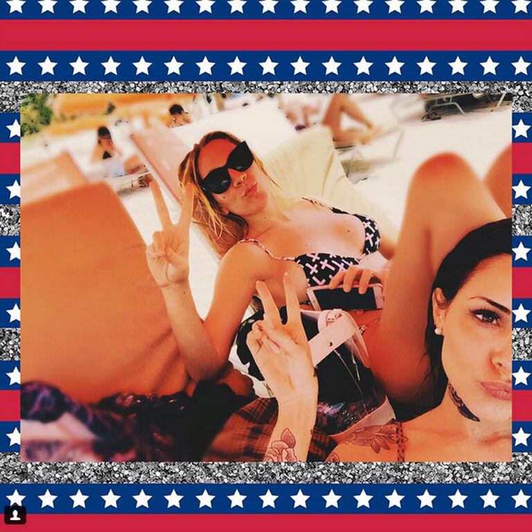 Candelaria y Micaela Tinelli, de relax en Miami (Fotos: Instagram). 