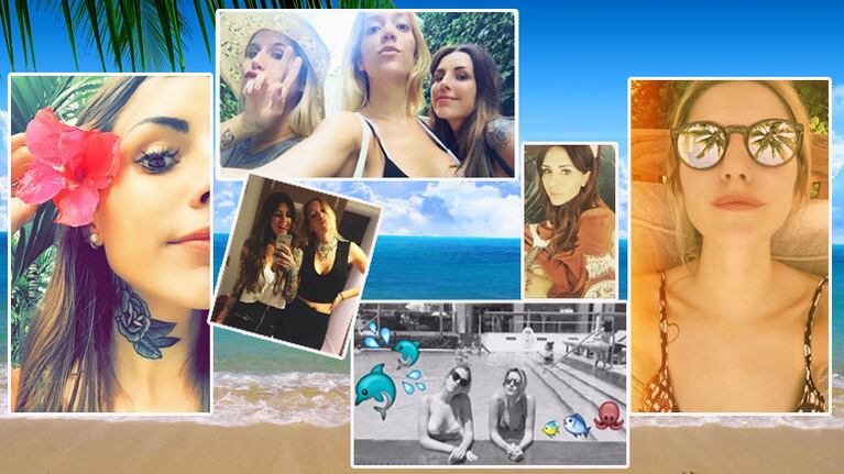 Candelaria y Micaela Tinelli, de relax en Miami (Fotos: Instagram). 