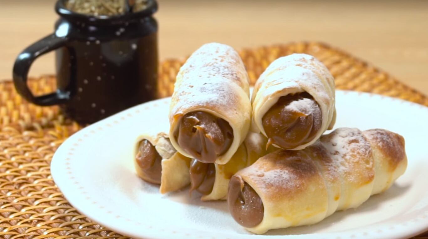 Cañoncitos de dulce de leche: la receta para sorprender en la merienda 