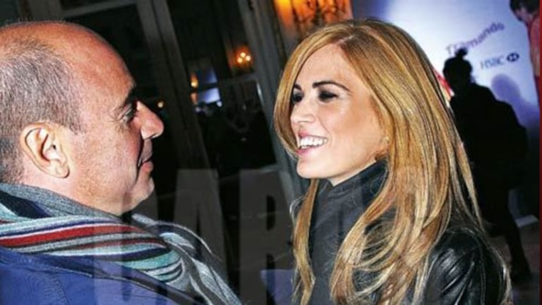 Canosa y el conde belga se saludaron afectuosamente (Foto: Caras).