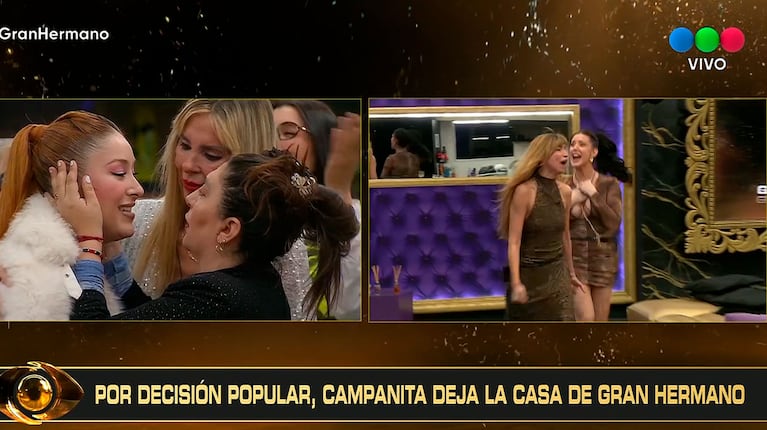 Caos en Gran Hermano: la descontrolada reacción de Solange Abraham tras eliminar a Campanita (Telefe)