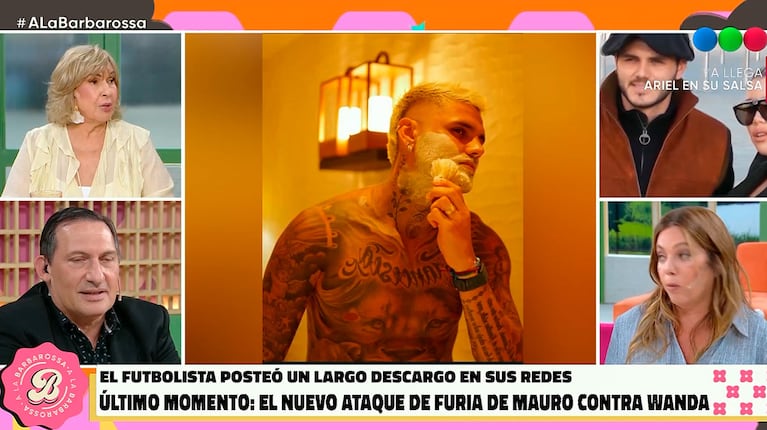 Captura de A la Barbarossa, Telefe.