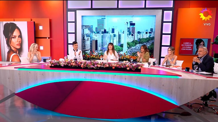 Captura de eltrece, La Mañana con Moria.