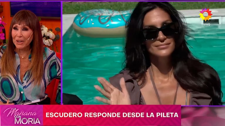 Captura de eltrece, La Mañana con Moria.