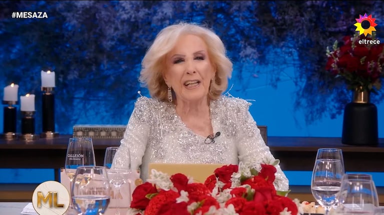 Captura de eltrece, La Noche de Mirtha.